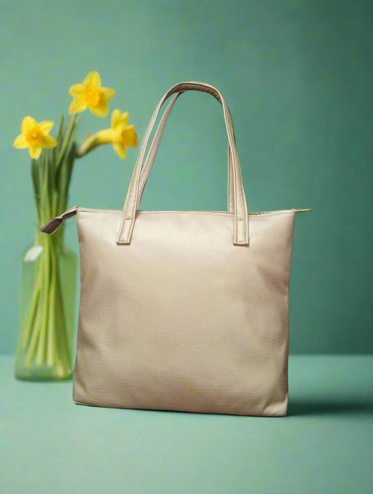 Bronze ladies handbag